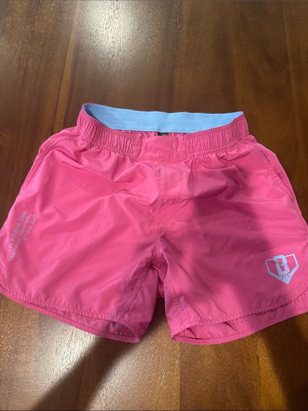 Baseball lifestyle pink shorts